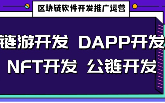 链游开发、DApp开发、NFT开发以及公链开发解析