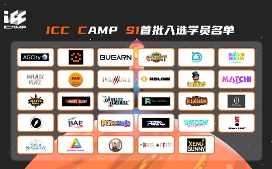ICC Camp S1正式开启入营 首批已签约项目名单公布