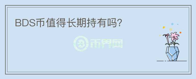 BDS币值得长期持有吗?