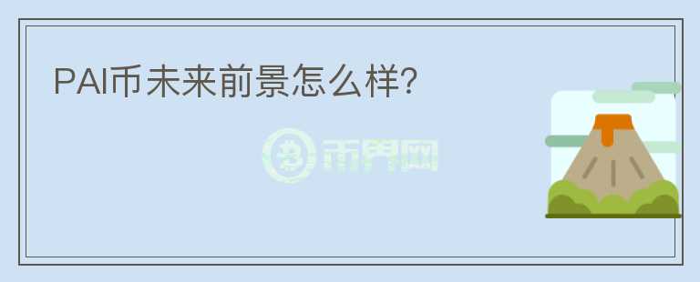 PAI币未来前景怎么样？
