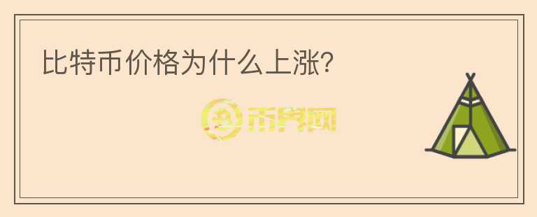 比特币价格为什么上涨？
