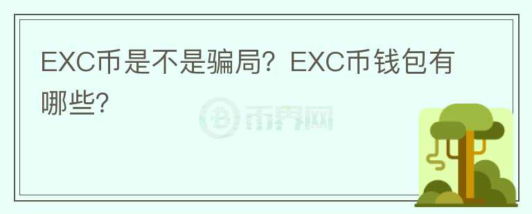 EXC币是不是骗局?EXC币钱包有哪些?