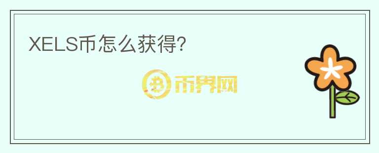 XELS币怎么获得？