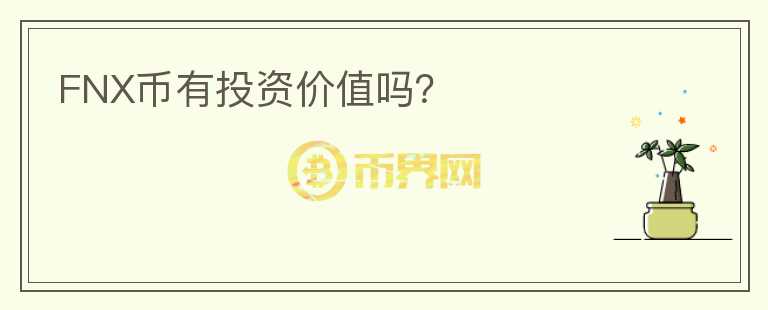 FNX币有投资价值吗？