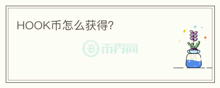 HOOK币怎么获得？