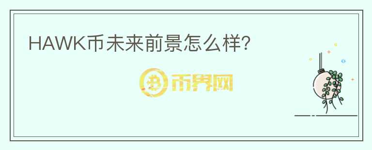 HAWK币未来前景怎么样？