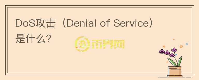 DoS攻击（Denial of Service）是什么？