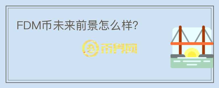 FDM币未来前景怎么样？