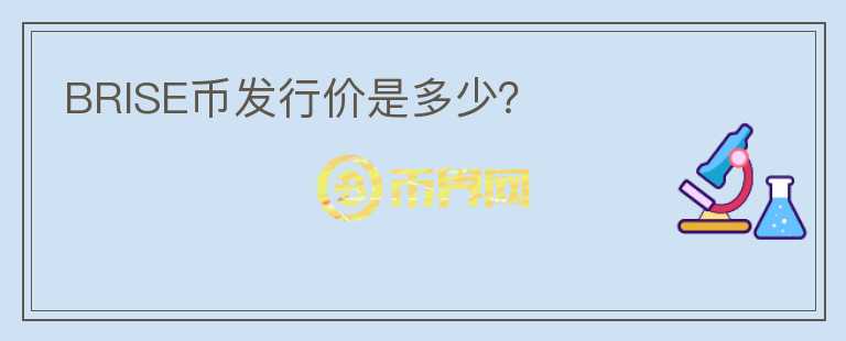 BRISE币发行价是多少？