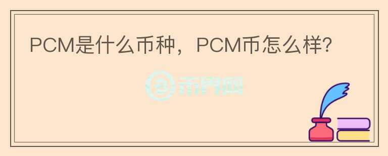 PCM是什么币种，PCM币怎么样？