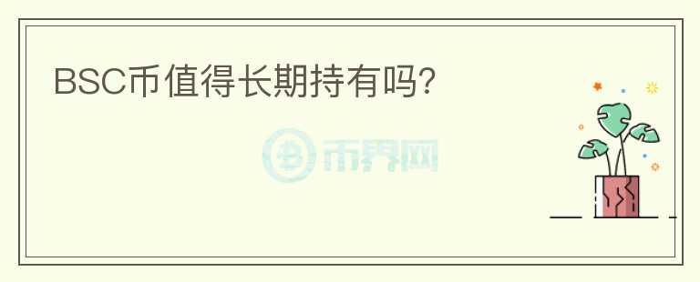 BSC币值得长期持有吗?