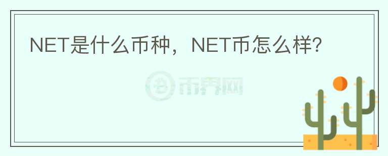 NET是什么币种，NET币怎么样？