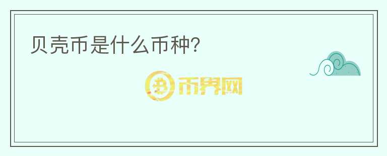 贝壳币是什么币种?