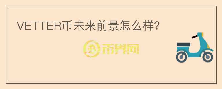 VETTER币未来前景怎么样？