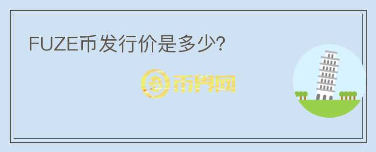 FUZE币发行价是多少？