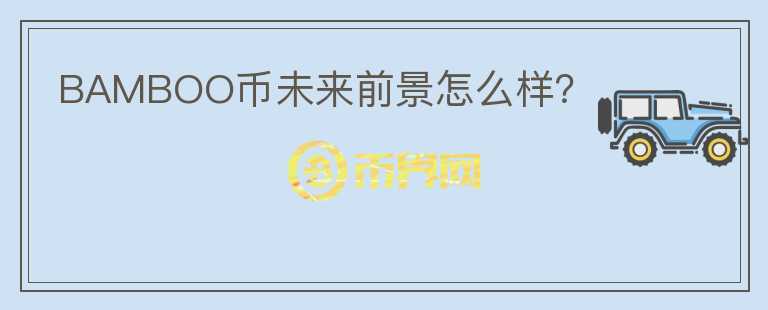 BAMBOO币未来前景怎么样？