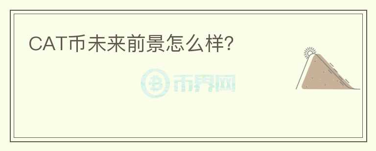 CAT币未来前景怎么样?