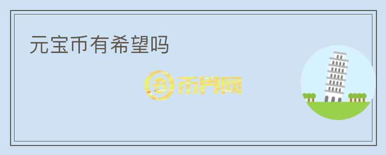 元宝币有希望吗