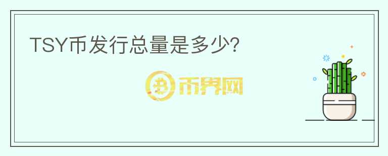 TSY币发行总量是多少?