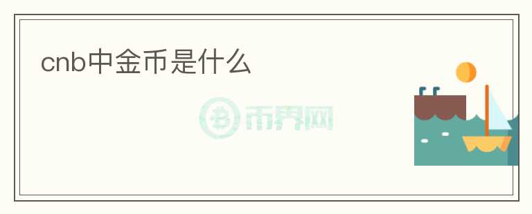 cnb中金币是什么