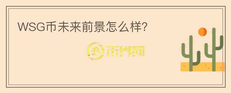 WSG币未来前景怎么样？