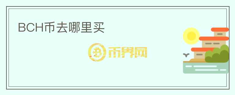 bch币去哪里买