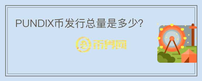 PUNDIX币发行总量是多少？