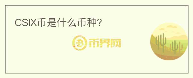 CSIX币是什么币种？