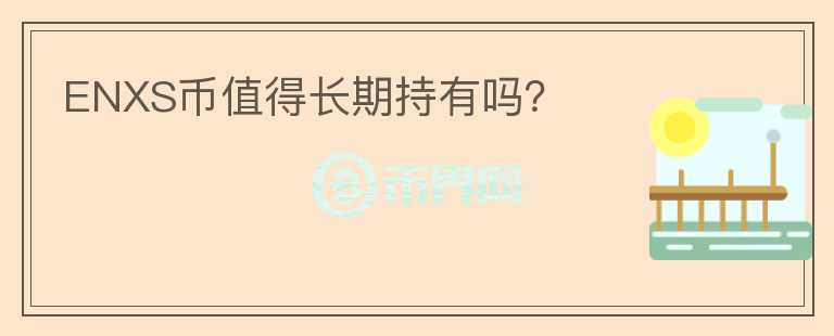 ENXS币值得长期持有吗？