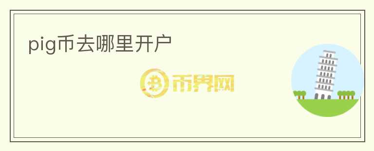 pig币去哪里开户
