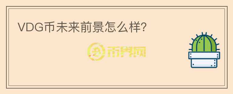 VDG币未来前景怎么样？