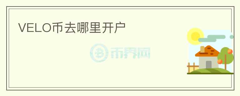 VELO币去哪里开户