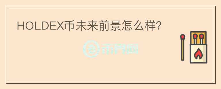 HOLDEX币未来前景怎么样？