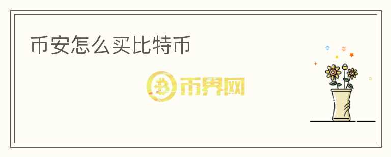 币安怎么买比特币