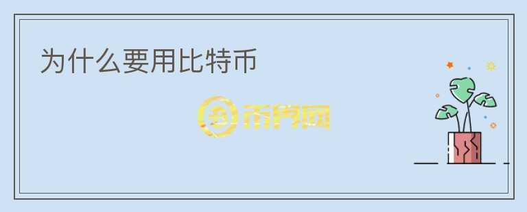 为什么要用比特币