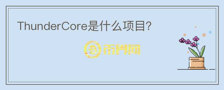 ThunderCore是什么项目？