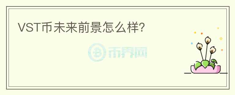 VST币未来前景怎么样?