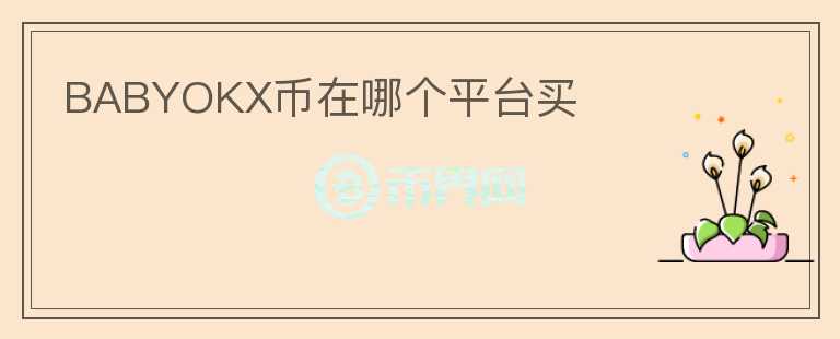 BABYOKX币在哪个平台买