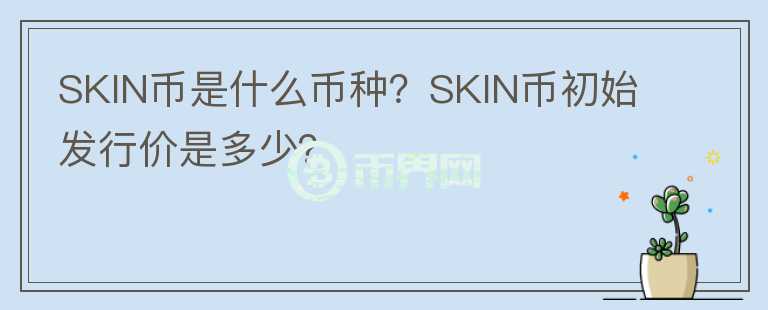 SKIN币是什么币种？SKIN币初始发行价是多少？