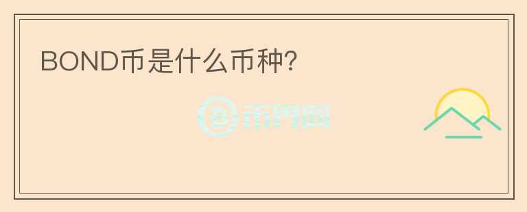 BOND币是什么币种？