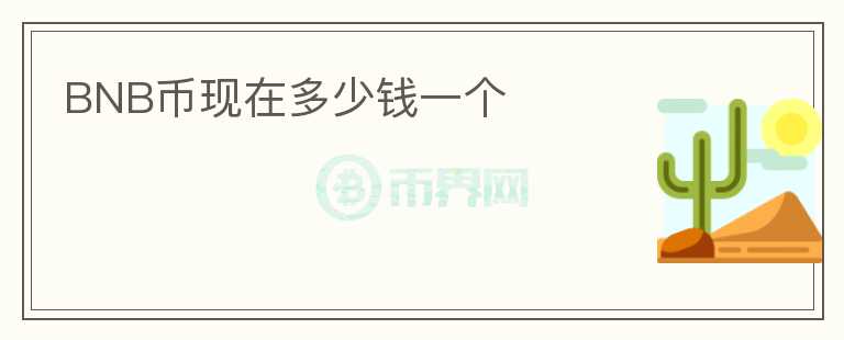 BNB币现在多少钱一个