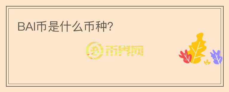 BAI币是什么币种?