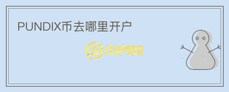 PUNDIX币去哪里开户