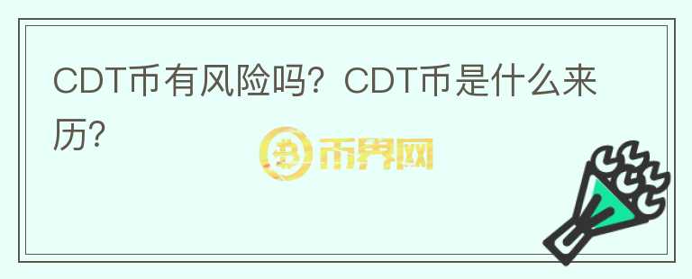CDT币有风险吗?CDT币是什么来历?