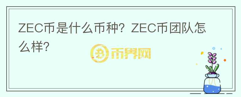 ZEC币是什么币种？ZEC币团队怎么样？
