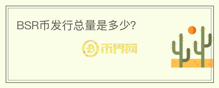 BSR币发行总量是多少？