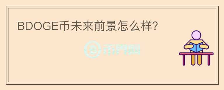 BDOGE币未来前景怎么样?