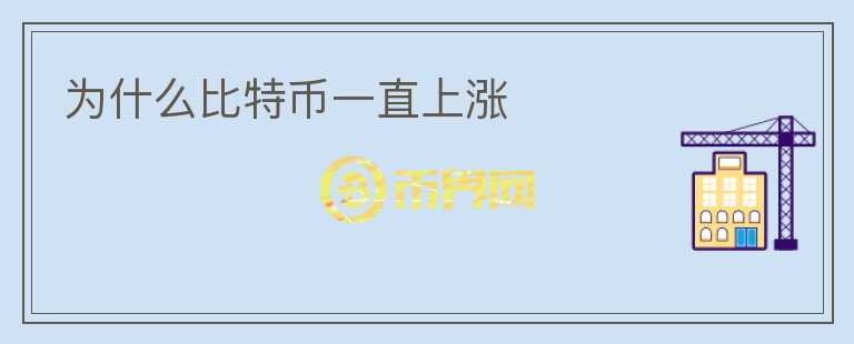 为什么比特币一直上涨