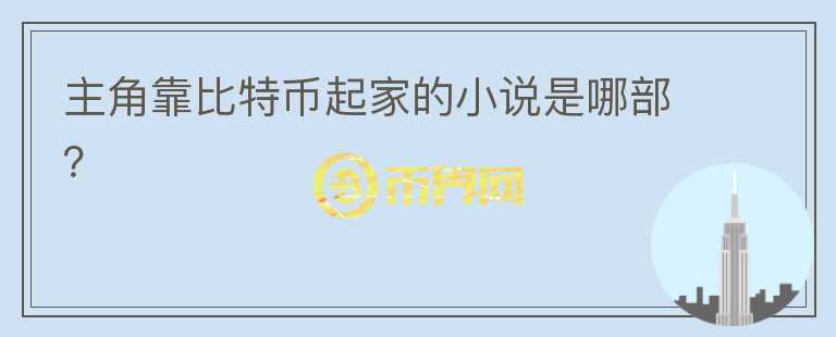 主角靠比特币起家的小说是哪部？