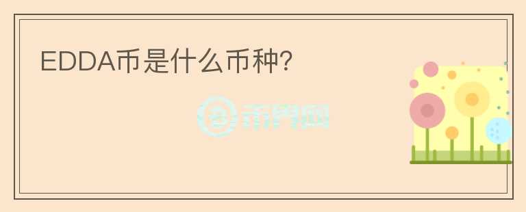 EDDA币是什么币种?